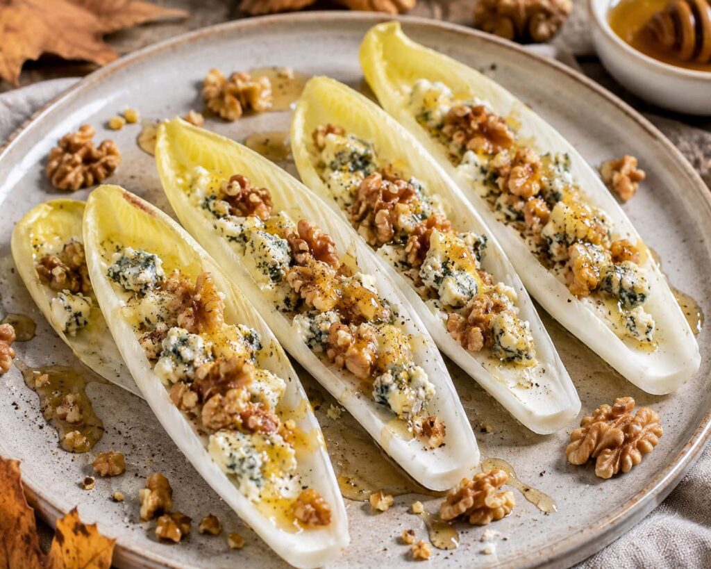 Endives roquefort noix