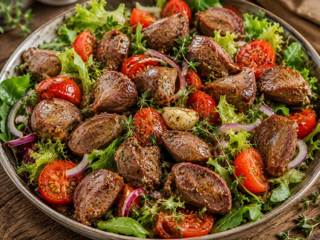 Gesiers en salade