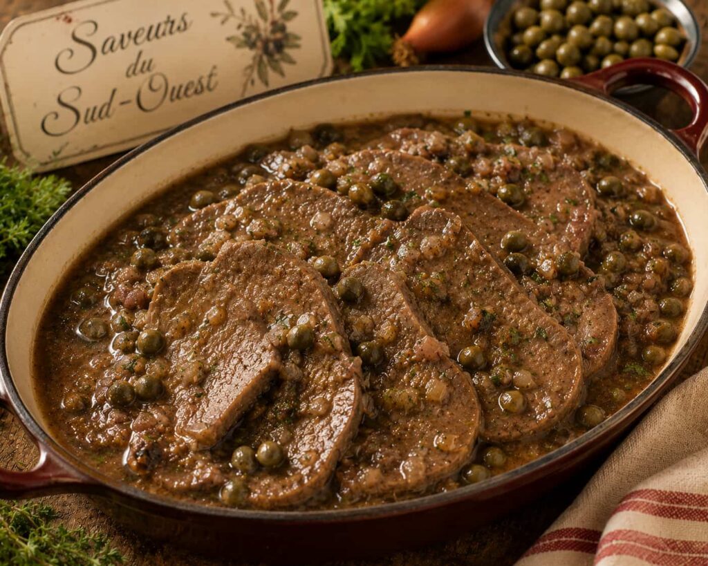 Langue de boeuf aux capres