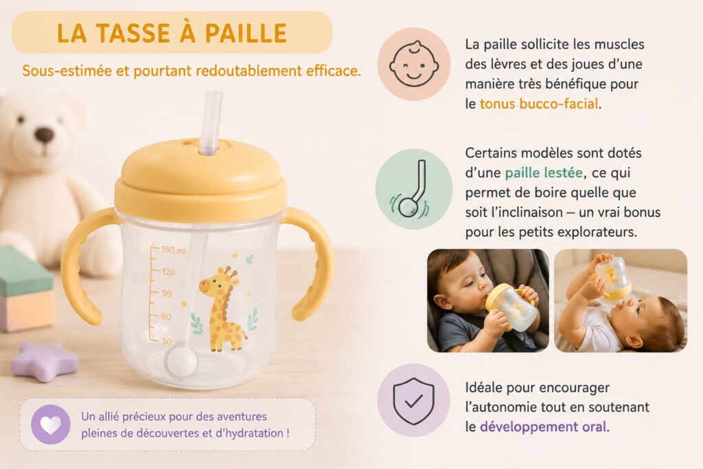 Tasse à paille