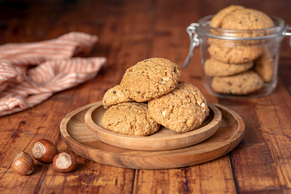 Photographie culinaire de biscuit avoine