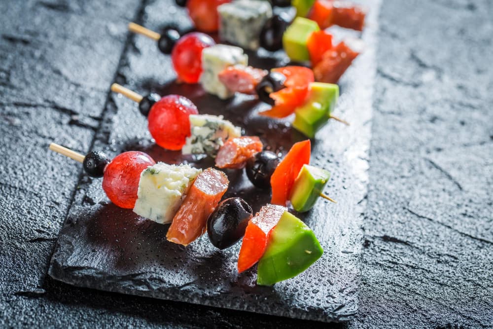 Plateau de brochettes