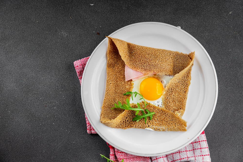 Galette sarrasin œuf frit