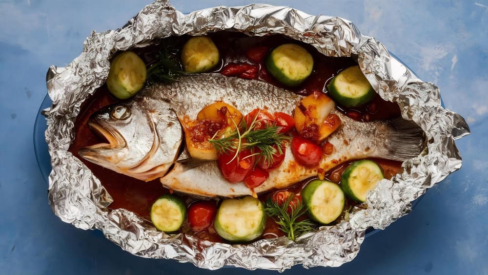 Papillote de poisson