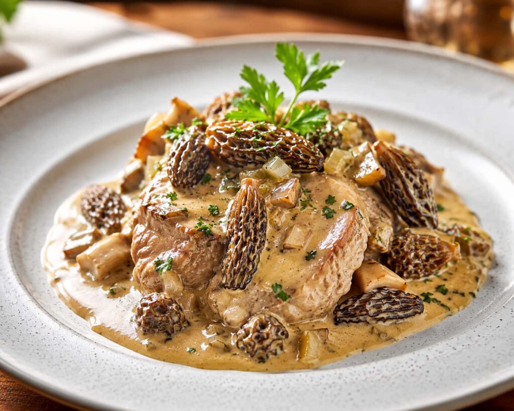 Ris de veau aux morilles