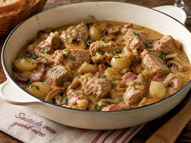 Sauté de veau grand mere