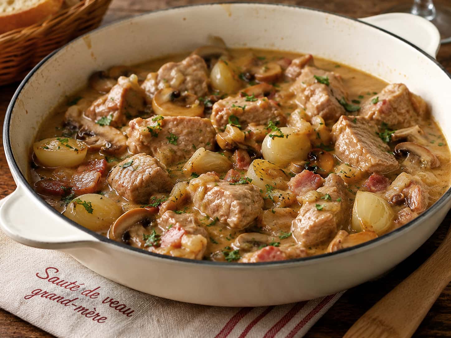 Sauté de veau grand-mère : la recette mijotée qui fond en bouche et réchauffe le coeur