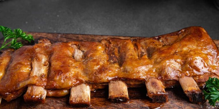 Travers de porc caramel