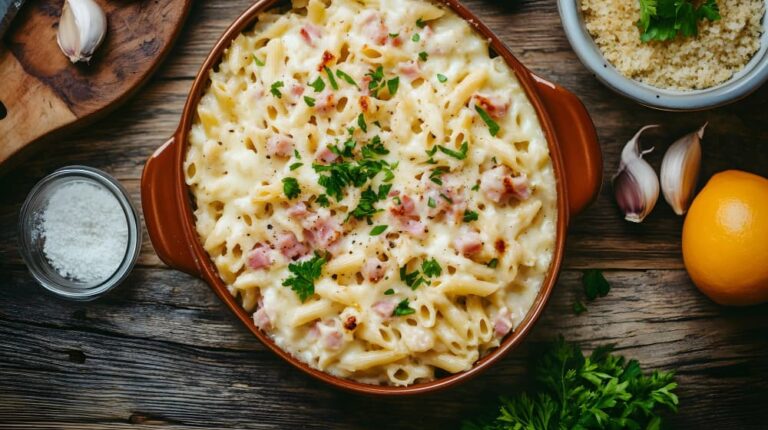 Gratin de pates au fromage